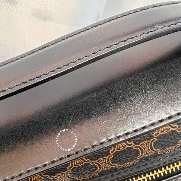 Vintage CELINE Macadam Vanity Bag 019 - Black (Code: 036700)