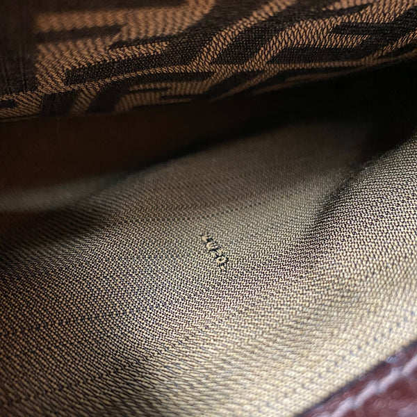 Vintage Fendi Zucca Shoulder Bag