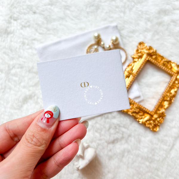 Dior Pearl Tribales and Gold-Finish Metal Earrings