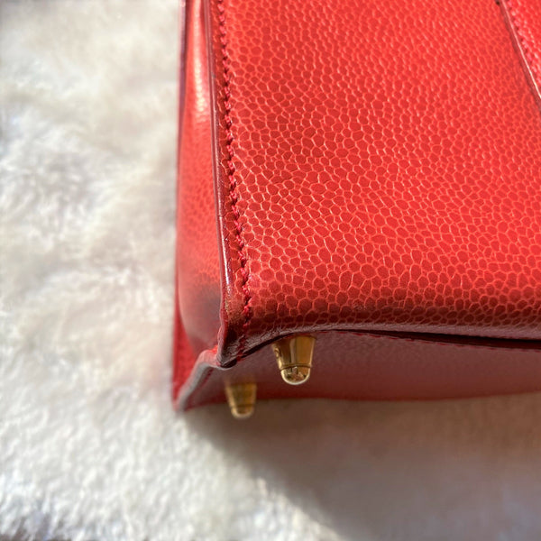 Vintage Fendi Centaur Kelly Bag - Red