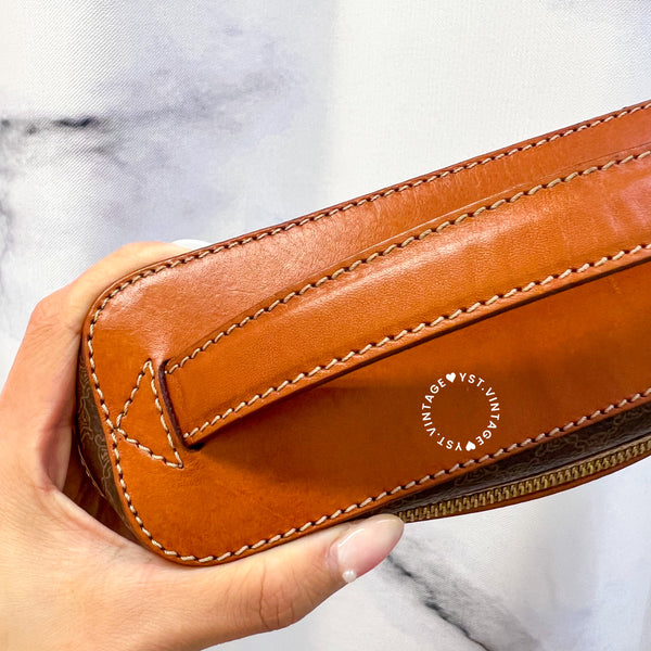 Vintage CELINE Macadam Vanity Bag 021 - Brown (Code: 037500 )