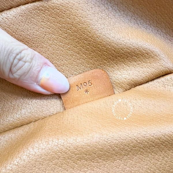 Vintage CELINE Macadam Vanity Bag 021 - Brown (Code: 037500 )