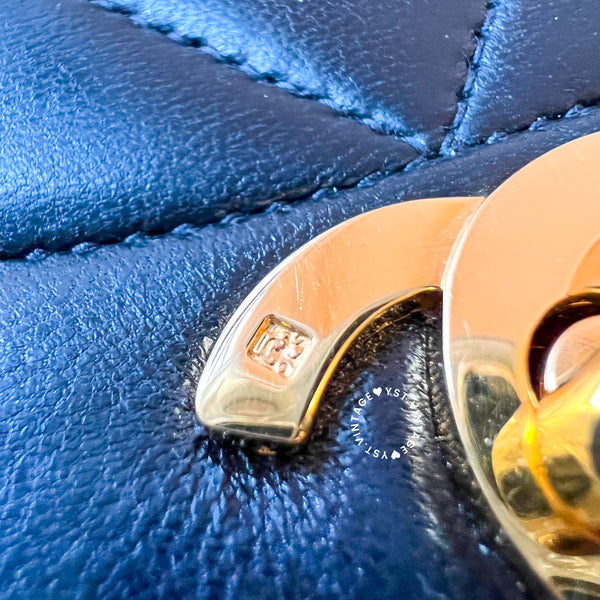 Vintage CHANEL Diana Flap Bag - Black (Code: 038600)