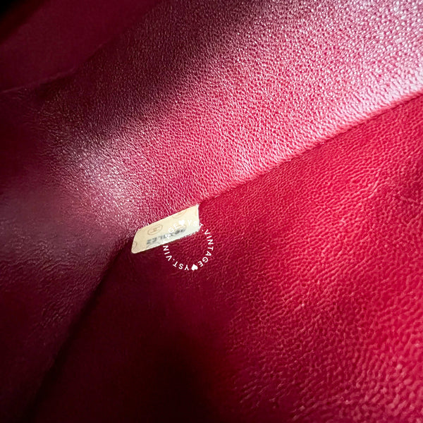 Vintage CHANEL Diana Flap Bag - Black (Code: 038600)