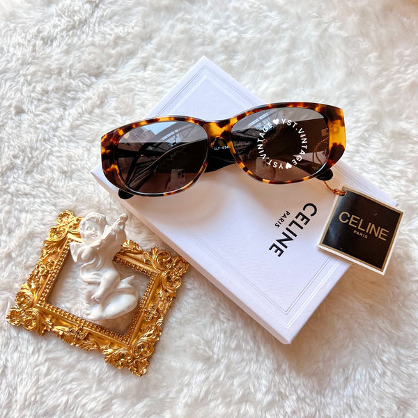 Vintage CELINE 1980s Sunglasses - Gradient Havana