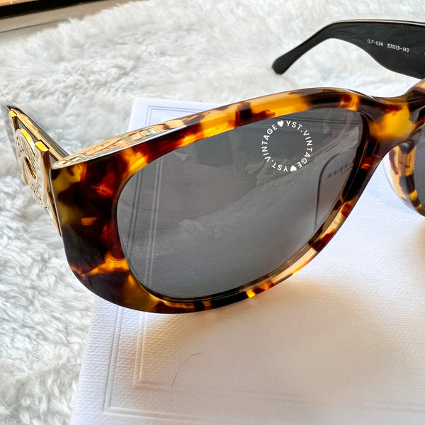 Vintage CELINE 1980s Sunglasses - Gradient Havana