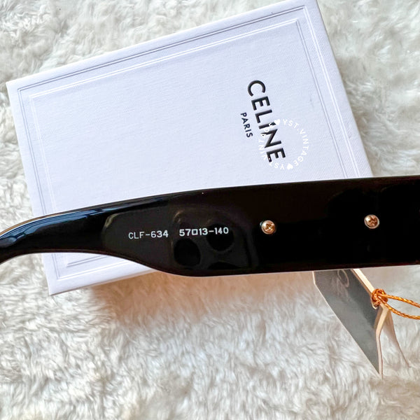 Vintage CELINE 1980s Sunglasses - Gradient Havana