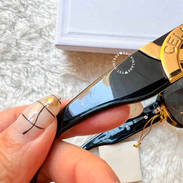 Vintage CELINE 1980s Sunglasses - Gradient Havana