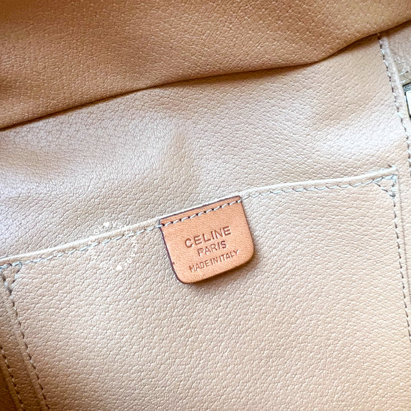 Vintage CELINE Macadam Vanity Bag With Donut Hardware - Brown