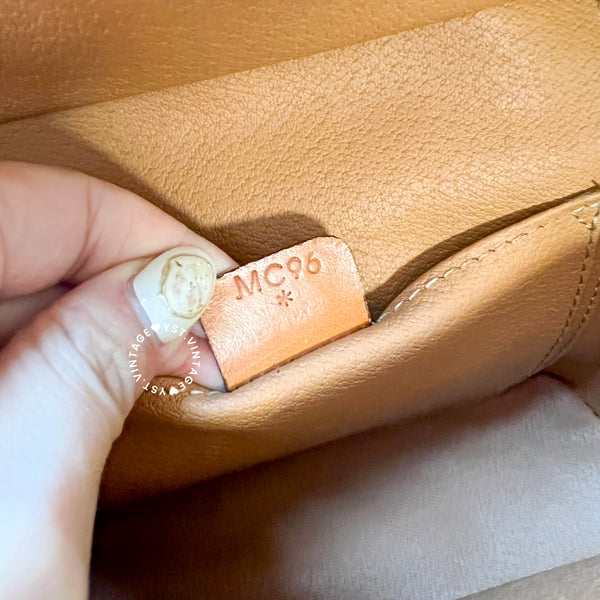 Vintage CELINE Macadam Vanity Bag With Donut Hardware - Brown