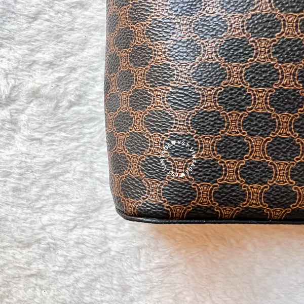 Vintage CELINE Macadam Vanity Bag 015 MC97 - Black