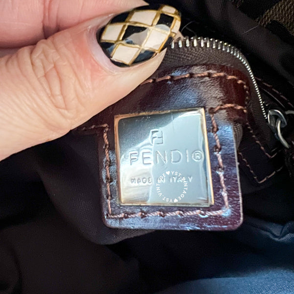 Vintage Fendi Zucca Bucket Bag