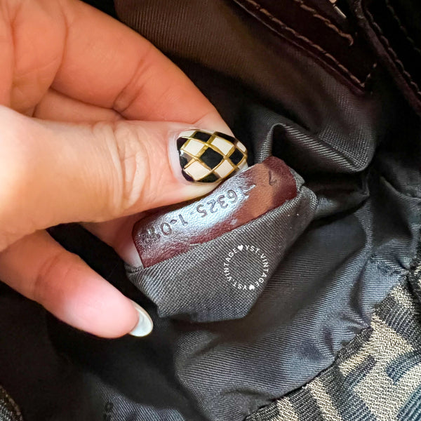 Vintage Fendi Zucca Bucket Bag