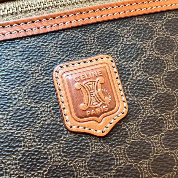 Vintage CELINE Macadam Vanity Bag 027- Brown