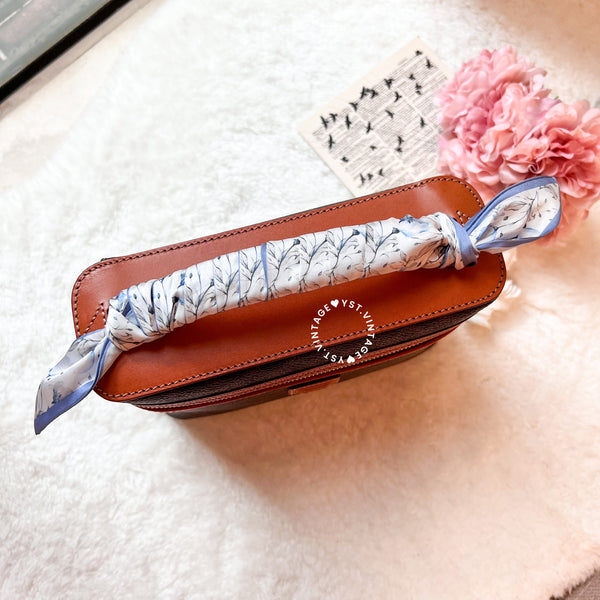 Vintage CELINE Macadam Vanity Bag 027- Brown