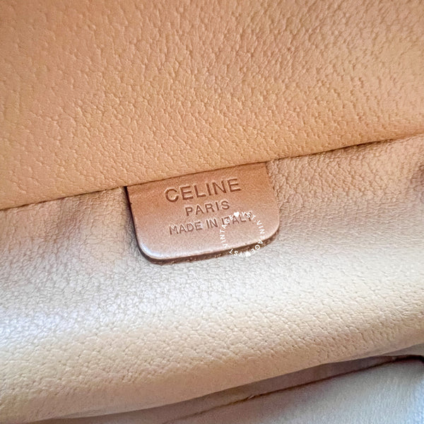 Vintage CELINE Macadam Vanity Bag 027- Brown