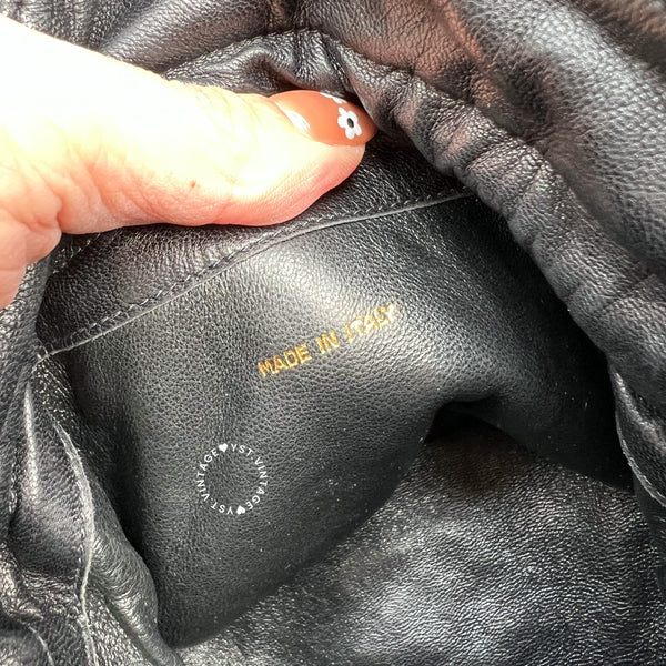 Vintage Chanel Mini Bucket Bag- Black