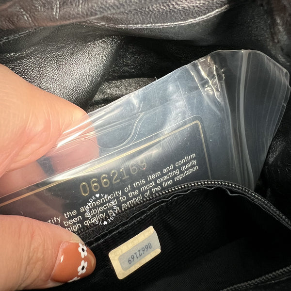 Vintage Chanel Mini Bucket Bag- Black