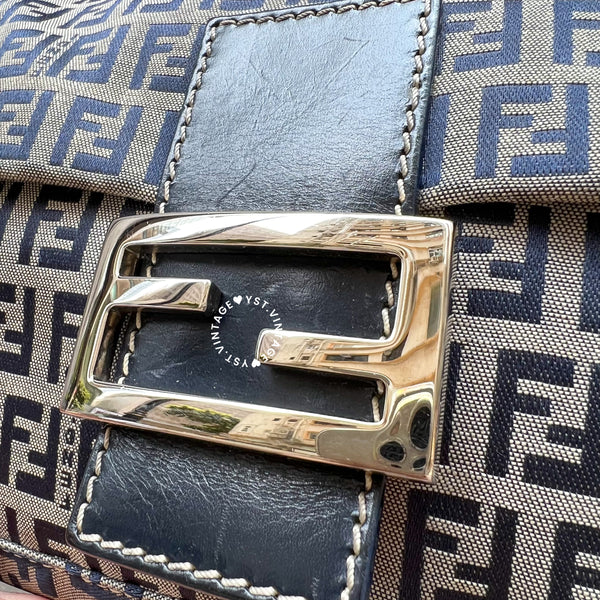 Vintage Fendi Baguette - Navy