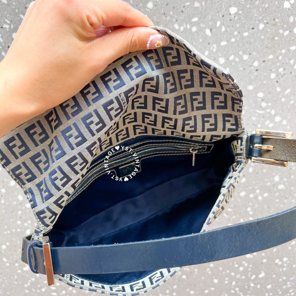 Vintage Fendi Baguette - Navy