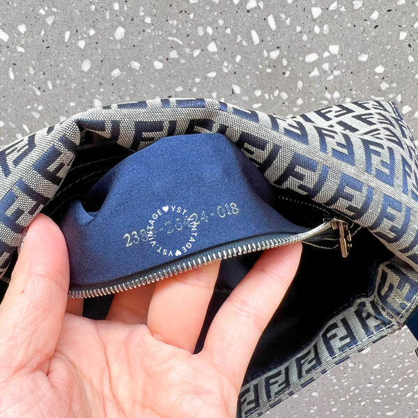 Vintage Fendi Baguette - Navy
