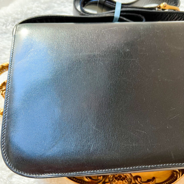 Vintage CELINE Triomphe Box Bag - Black