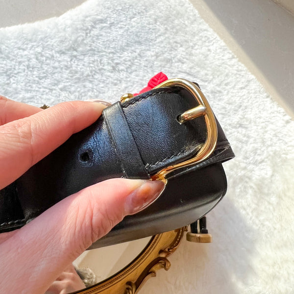 Vintage CELINE Triomphe Box Bag - Black