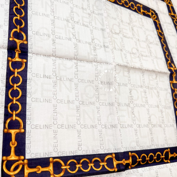 Vintage CELINE & Dior Scarfs/ Handkerchiefs