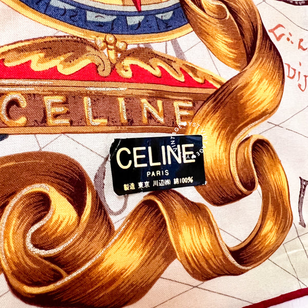 Vintage CELINE & Dior Scarfs/ Handkerchiefs