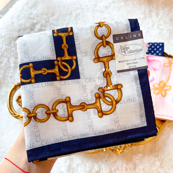Vintage CELINE & Dior Scarfs/ Handkerchiefs