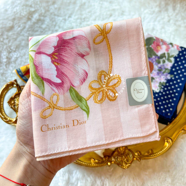Vintage CELINE & Dior Scarfs/ Handkerchiefs