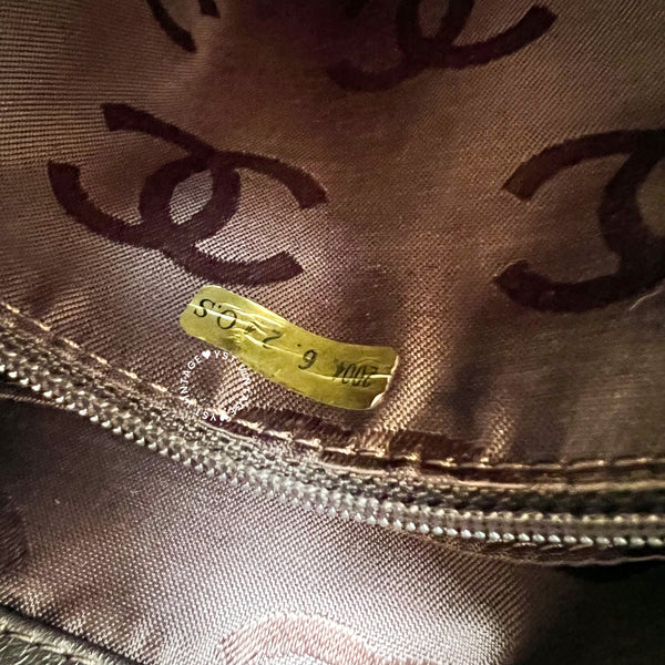 Vintage Chanel Vivian Tote Bag - Mocha Brown