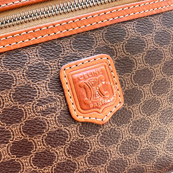 Vintage CELINE Macadam Vanity Bag 024 - Brown (Code: 045400)