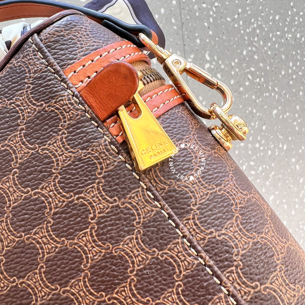 Vintage CELINE Macadam Vanity Bag 024 - Brown (Code: 045400)