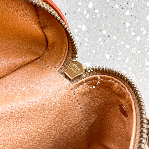 Vintage CELINE Macadam Vanity Bag 024 - Brown (Code: 045400)