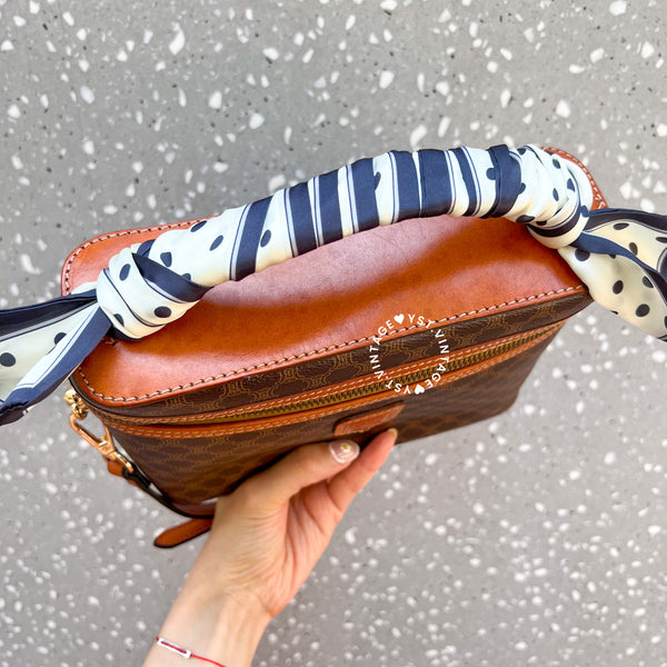 Vintage CELINE Macadam Vanity Bag 024 - Brown (Code: 045400)