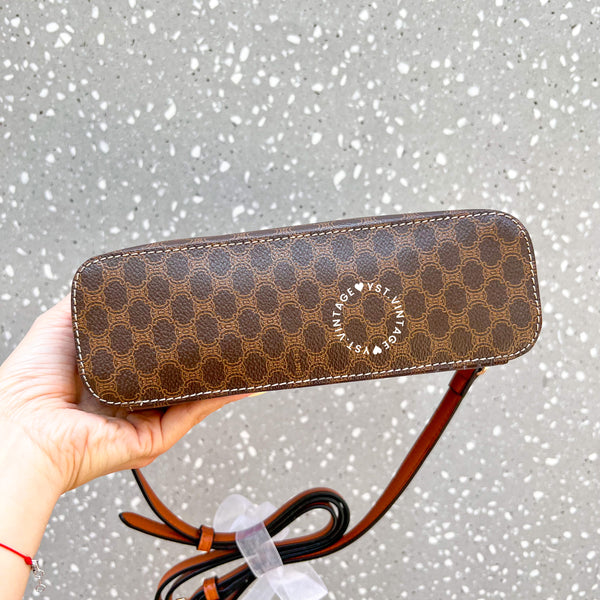 Vintage CELINE Macadam Vanity Bag 024 - Brown (Code: 045400)