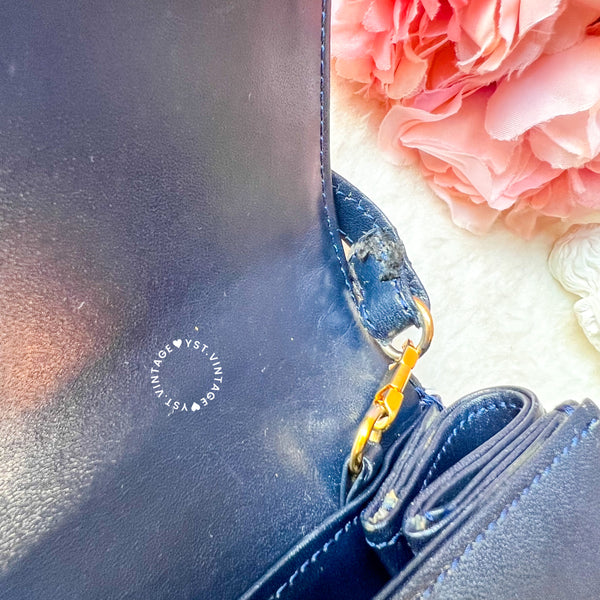 Vintage Givenchy Shoulder/ Crossbody Bag - Navy