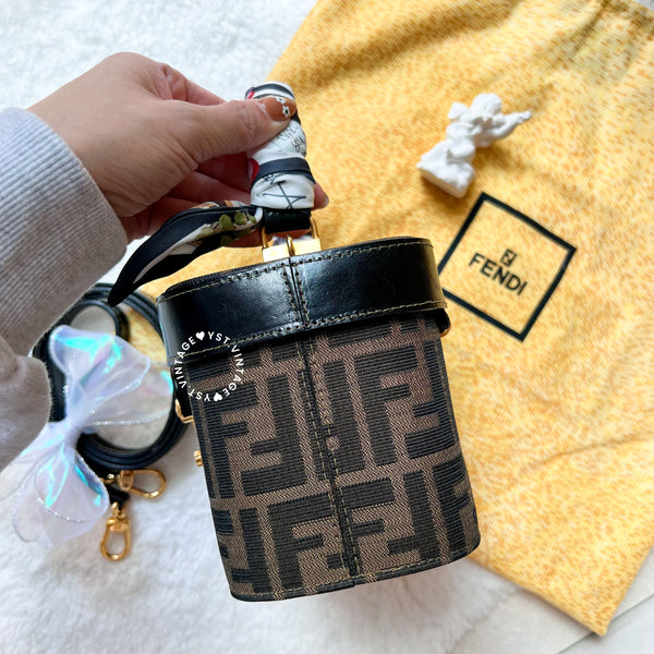 【40%OFF】Vintage Fendi Zucca Vanity Bag