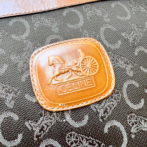 Vintage CELINE CC Clutch - Brown