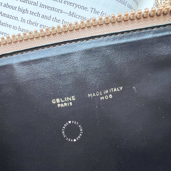 Vintage CELINE CC Clutch - Brown