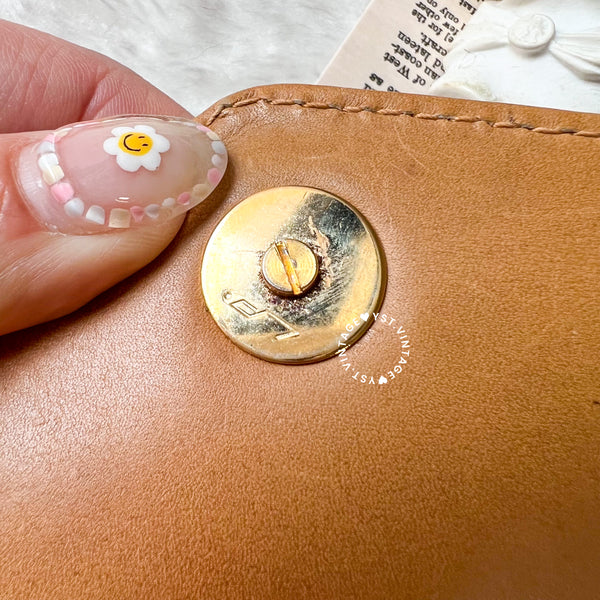 Vintage CELINE 1990s Macadam Envelope 2-way Bag - Beige