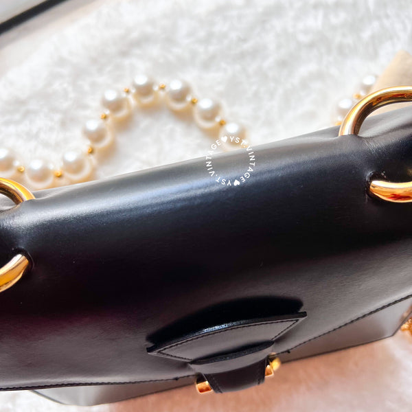 Vintage CELINE Kelly Bag - Black