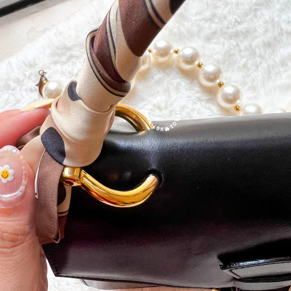 Vintage CELINE Kelly Bag - Black