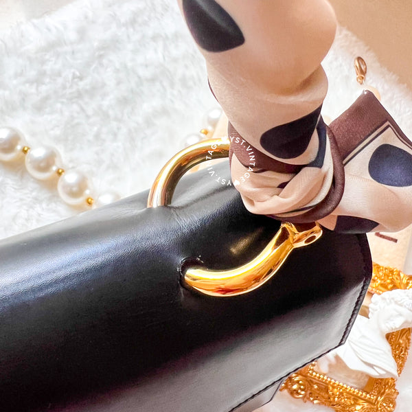 Vintage CELINE Kelly Bag - Black