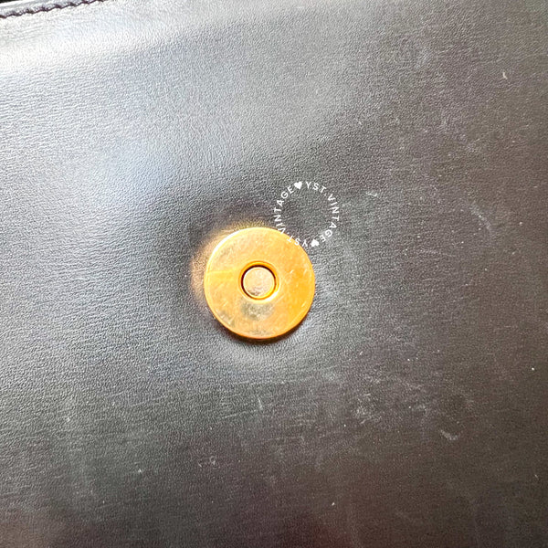 Vintage CELINE Kelly Bag - Black