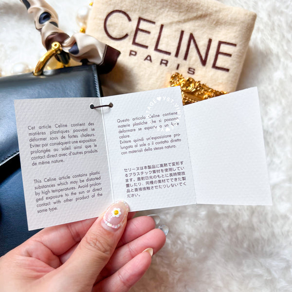 Vintage CELINE Kelly Bag - Black