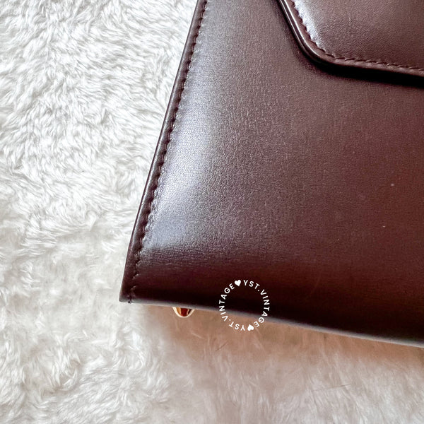 Vintage Bally Mini Kelly Bag - Brown