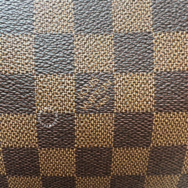 Vintage LV Damier Ebene Trousse Make Up Bag Pochette