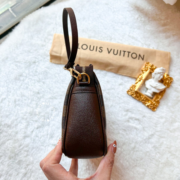 Vintage LV Damier Ebene Trousse Make Up Bag Pochette